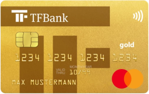 TF Bank Kreditkarte Österreich - Kostenlose Mastercard Gold